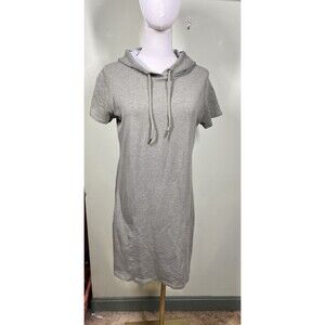 Calvin Klein Performance Sz M Green Hooded Sweatshirt Dress Cover-up Athleisure